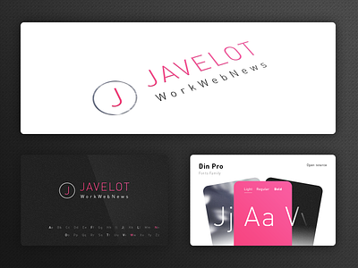 JAVELOT. Logo brand branding color schemes design din pro fonts family graphic design illustration illustrator ai javelin light font logo for a personal blog logo logotype logo presentation mockup news logo photoshop psd print designer senior designer typo typography ui style guide ui ux designer work web news