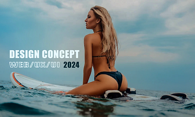 Design of an informational combi site "Inside Surf" beach branding design figma ocean sport surf surf board surf school surf spots surf tours surfing news ui usa ux uxui web design web site