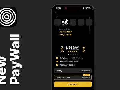 PayWall for VocApp edtech language learning paywall