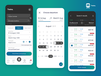 Train Ticket Booking App Exploration astheticsdesign creativeprocess designcommunity designinspiration designmatters designstrategy designthinking digitaldesign dribbblepoll functionalitydesign mobiledesign productdesign productdesigner uidesign userexperience userinterface uxdesign webdesign