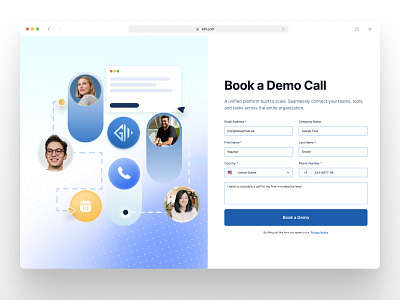 Demo Call dashboard dashboard ui demo call uidesign