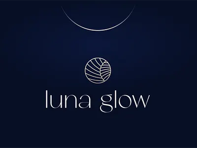 Luna Glow — Organic Skincare. Visual Identity Design. brand identity design cosmetic cosmetics glow logo logo design natural organic organic cosmetics organic skin care skincare visual identity visual identity design