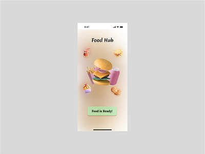 FoodHub! app branding design graphic design illustration logo typography ui ux vector