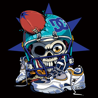 Fusing Football and Art X Wagner Loud characters comic design dynamic shoes