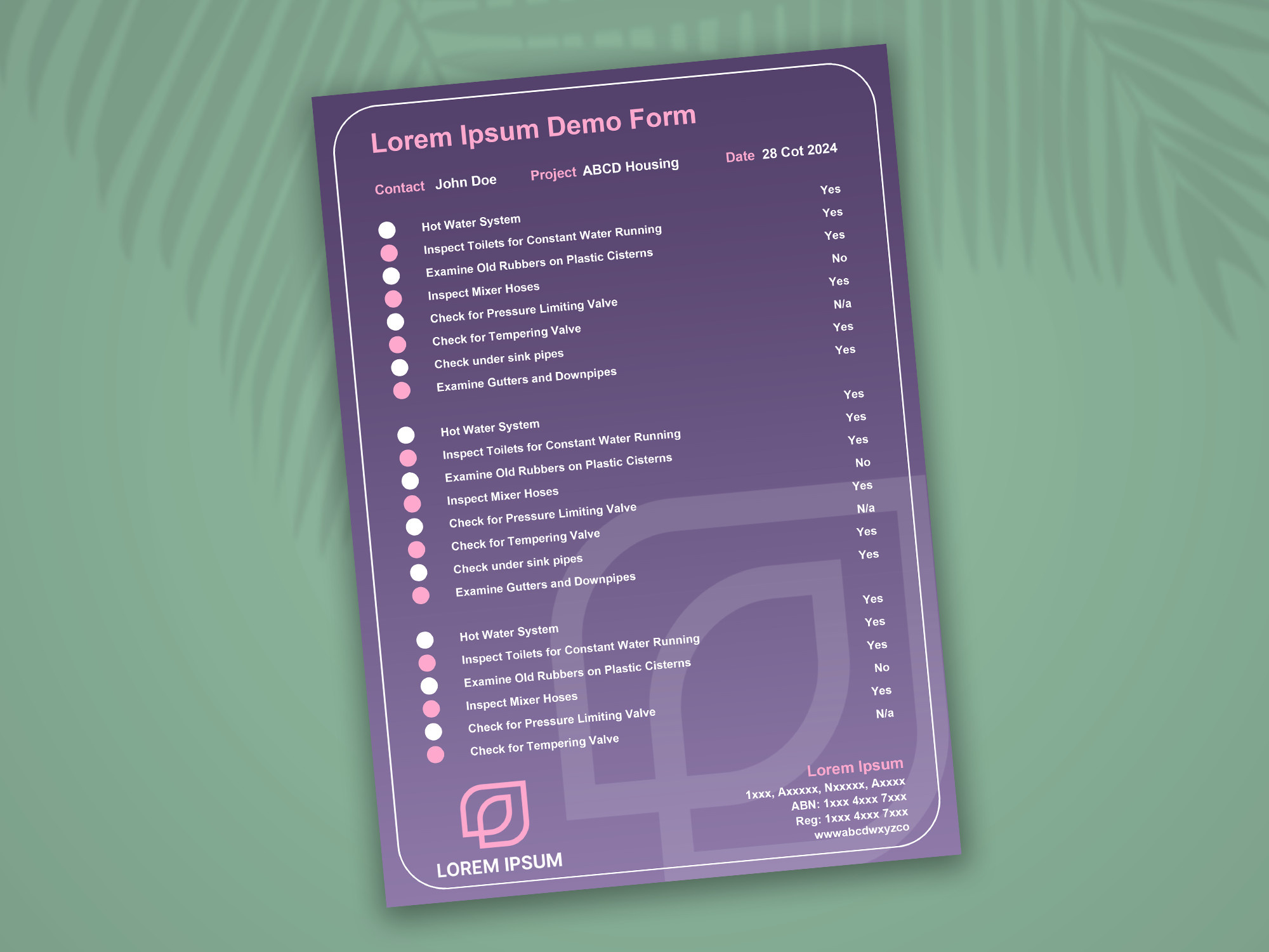 Example of Branding Custom Docx Business Templates