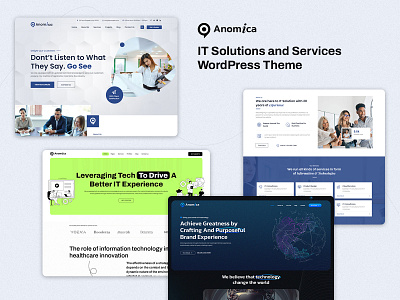 Anomica - IT Solutions and Services WordPress Theme wordpress theme