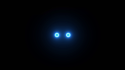 Neon Circle Loading animation on Black Background graphic