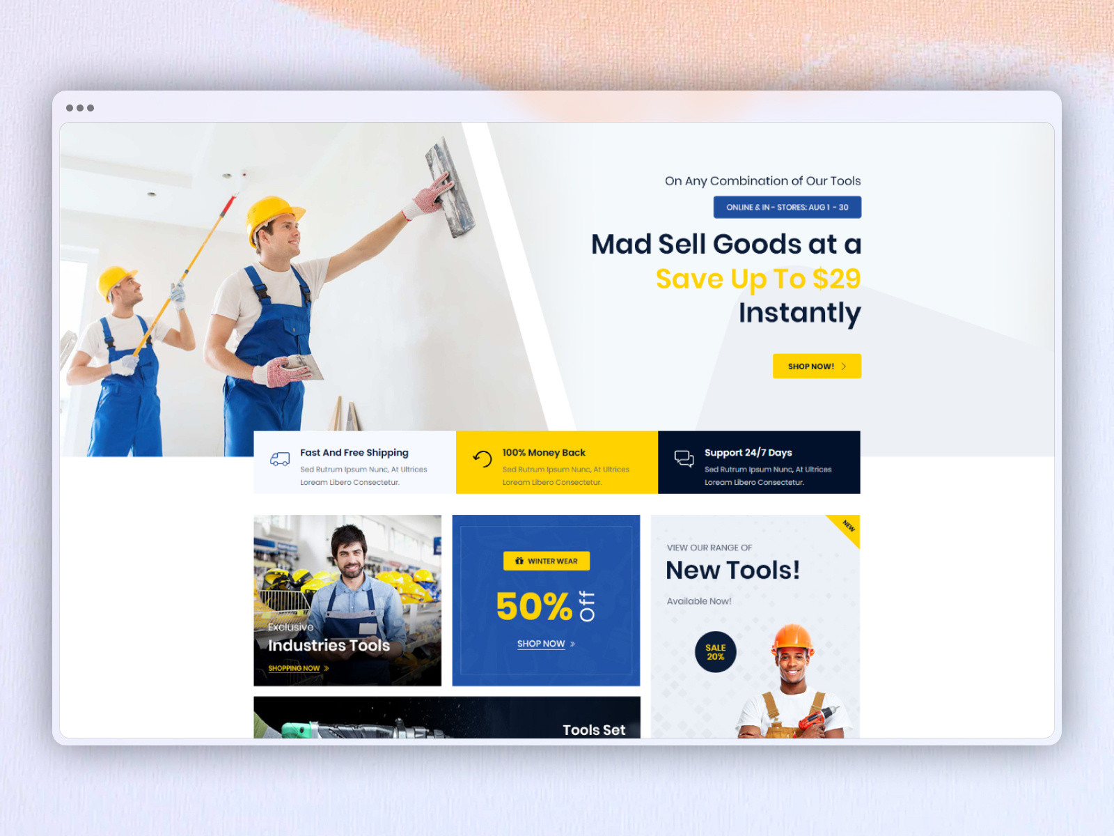Fixfellow - Tools Store OpenCart Theme e commerce hardware shop online shop online tools opencart opencart store opencart theme power tools responsive responsive design shopping cart store design store layout tools category tools inventory tools mart opencart tools store toolsbusiness uiux designs layouts wordpress