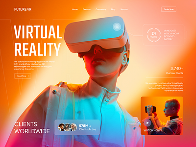 Virtual Reality Business Webpage Design Concept appui conceptdesign creativewebdesign digitalinnovation dribbbleshots futureofweb mobileappdesign ui ui ux userexperience uxdesign virtual reality virtualrealitydesign vrbusiness vrbusinesssolutions vrexperience webdesignconcept website design website development company