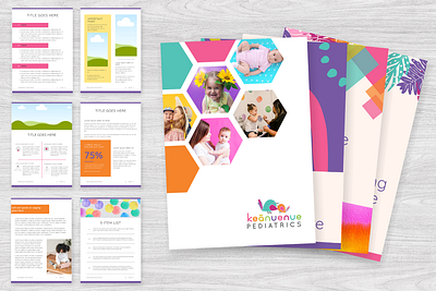 Custom Branded Document & eBook Canva Templates bold branded documents canva canva templates clinic colorful ebook guides hospital patient resources pdf design resource templates