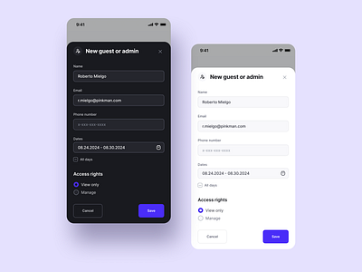 Access Page / Sign up product design ui ux uxui