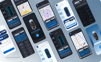 Connected car application car car application car design design designer product designer ui ui ux uiux designer ux