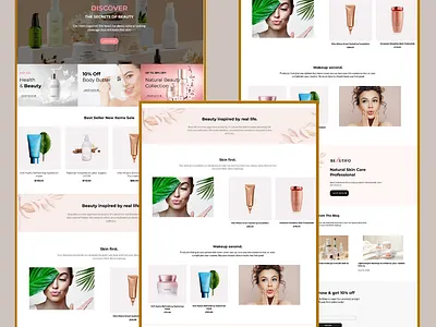 Beautifo Website Design coaches cosmetic products creative designs digital marketing gohighlevel gohighlevel automations gohighlevel saas graphic design landing page optin form product page sales funnel website design