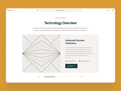 ataraxis.ai - AI Precision Medicine - Technology Slider UIUX ai drug discovery ai precision medicine biotech biotech landing page biotech web design biotech website biotechnology carousel ui clean drug discovery website gold green machine learning website minimal modern precision medicine precision medicine website responsive website slider ui soft