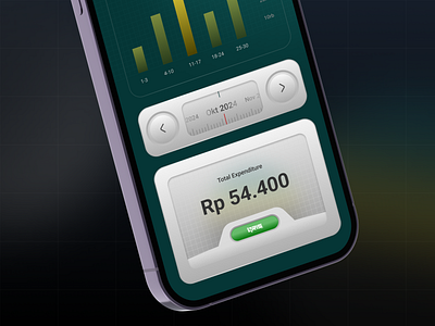 Explore Neomorphism Style 3d account analysis bank chart diagram fintech green mobile mobile application mockup neomorphic neomorphism payment popular products rangga report trending wallet