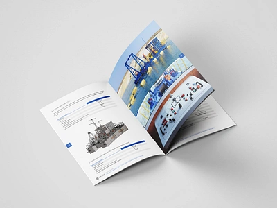 Product catalogue Grace Construction graphic design