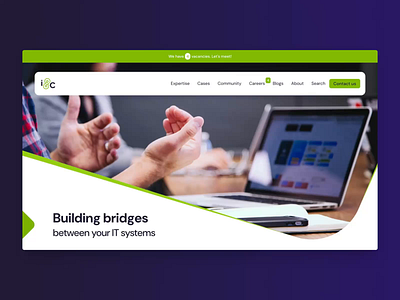 i8c - Building bridges between your IT systems development ui ux webdesign website