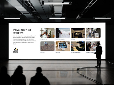 Arctic Electricians - Services app design app ui arctic arctic electricians lake tahoe lighting ui. web design web ui