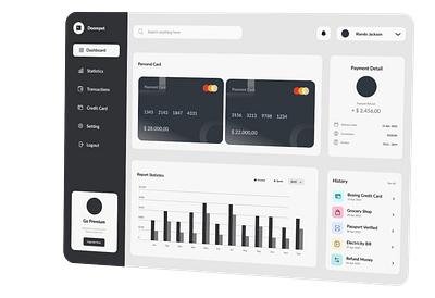 Dashboard card dashboard ui