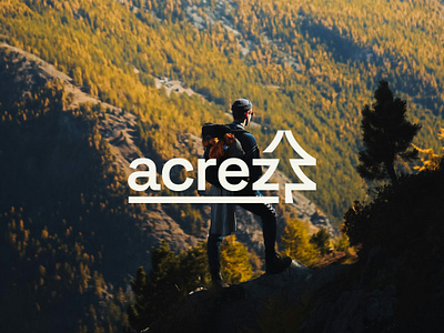 ACREZ Outdoor branding clean clot graphic design logo logo design logot mark minimalist modern out symbol visual ident