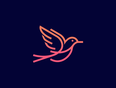 Bird Logo Design ai software animal bird logo crypto blockchain data anyl design designer dove ecommerce finance finetech icon logo logo design nature parrot simple modern symbol tech technology wings