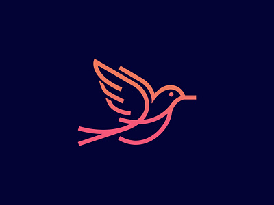 Bird Logo Design ai software animal bird logo crypto blockchain data anyl design designer dove ecommerce finance finetech icon logo logo design nature parrot simple modern symbol tech technology wings