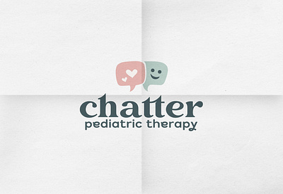 Chatter Pediatric therapy branding carelogo children logo childrenlogo healthlogo kids design kidsbrand kidsdesign kidslogo pediatric pediatric logo pediatric therapy pediatriclogo pediatrictherapy therapylogo