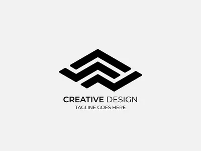 Elegant Monochrome Logo Design branding