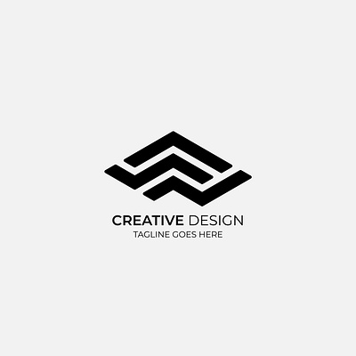 Elegant Monochrome Logo Design branding