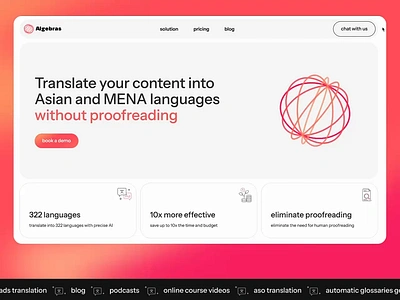 Algebras AI — Redesigned Homepage {Preloader & Animation} ai animation creativedesign design desktopdesign homepage innovative minimalism moderninterface preloader redesign smoothanimations startup ui uiux uxdesign uxui web design webdesign webflow