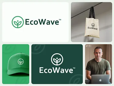 Ecowava natural eco friendly logo design. best logo branddesign brandidentity branding creative logo eco logo ecowave friendly logo leaf logo logo logobrand logoconcept logodesign logodesigner logos minimalist logo modern logo natural logo simple logo top logo