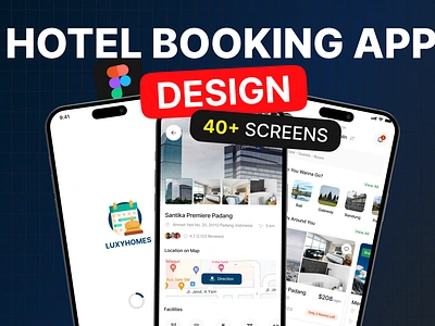 PERFECT Hotel Booking App with Figma app branding design graphic design illustration logo typography ui ux vector