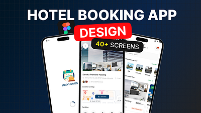 PERFECT Hotel Booking App with Figma app branding design graphic design illustration logo typography ui ux vector