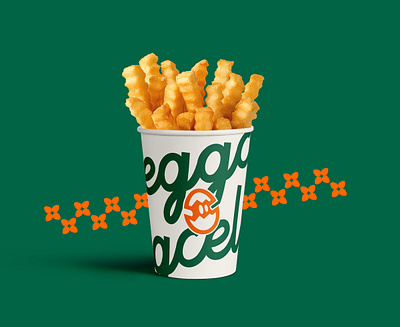 Eggcellent Fries eggcellent food fries honedon logo minimal packagin