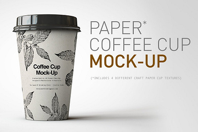 Takeaway Coffee Cup Mock-Up black brown caffeine catering coffee branding coffee cup corrugated disposible mock up mockup mocup organic premium takeaway takeaway coffee cup mock up texture textured white