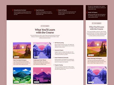 Course Features · Course Craft branding clean color palette design features figma framer template illustration koala landing landing page logo typography ui ui design webflow template