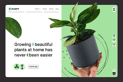 Plants Shop Landing Page