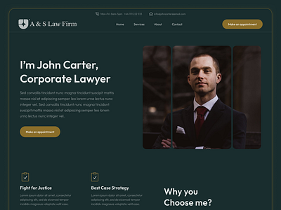 Law Firm Website Landing Page Design appointment website creative design law firm law firm ui law firm ui design law firm website law firm website design law website lawyer website lawyer website design user experience user interface design ux design web ui web user interface web ux website design website ux websites