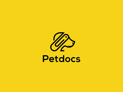 Pet Logo animal branding business combination company creative docs flat logo font graphic icon line art logo love pets minimal minimalist paper clip pet pet owner vector