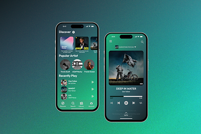 Spotify Redesign branding graphic design green spotify ui