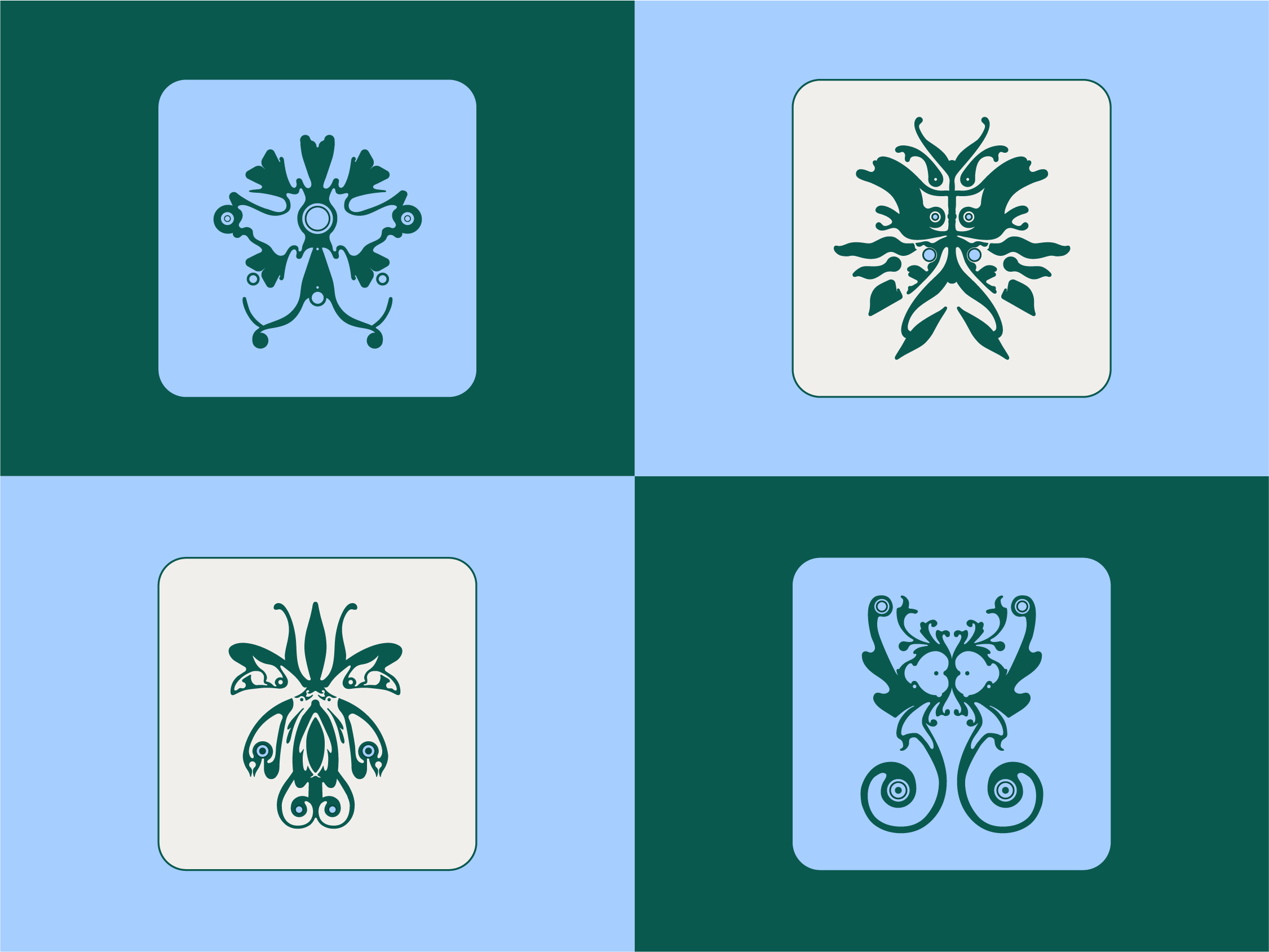 Plant System Illustration color design digital graphic design grid illustration pattern plant vector