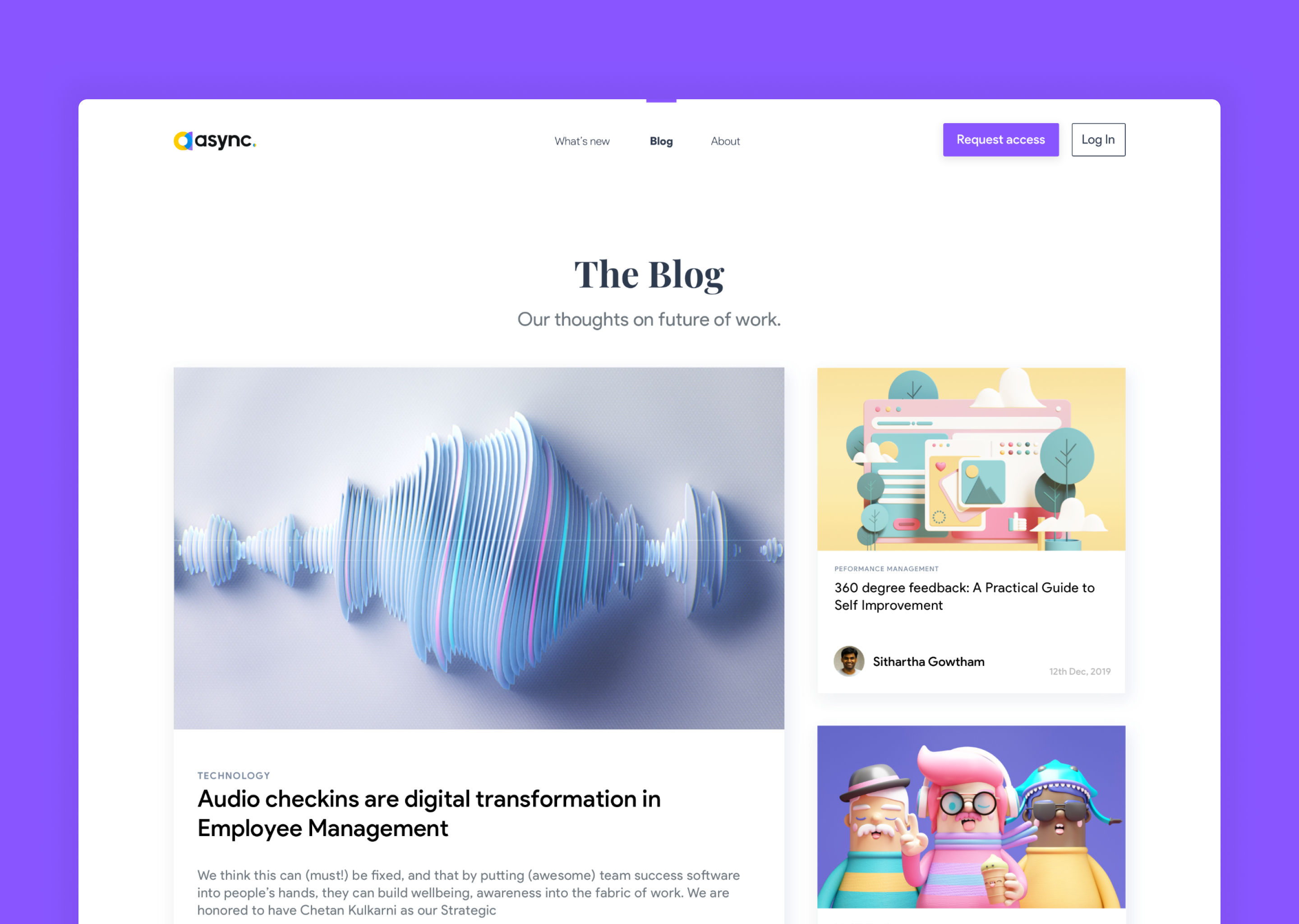 Sleek Blog Page Layout Concept blocks blog design layout ui ux web website