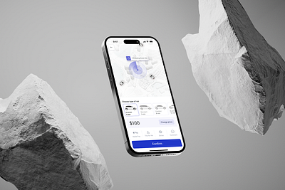 Taxi Booking App - JoyRide app application ios mobile ui ui design
