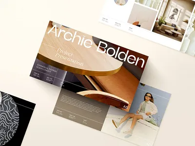 Slide Deck Presentation for Archie Bolden graphic design interior design layout powerpoint presentation slide deck slides