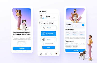 Pet care app - UX & UI Design