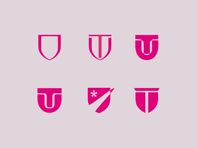 TU shield concepts brand concept design graphic design logo monogram shield tu university