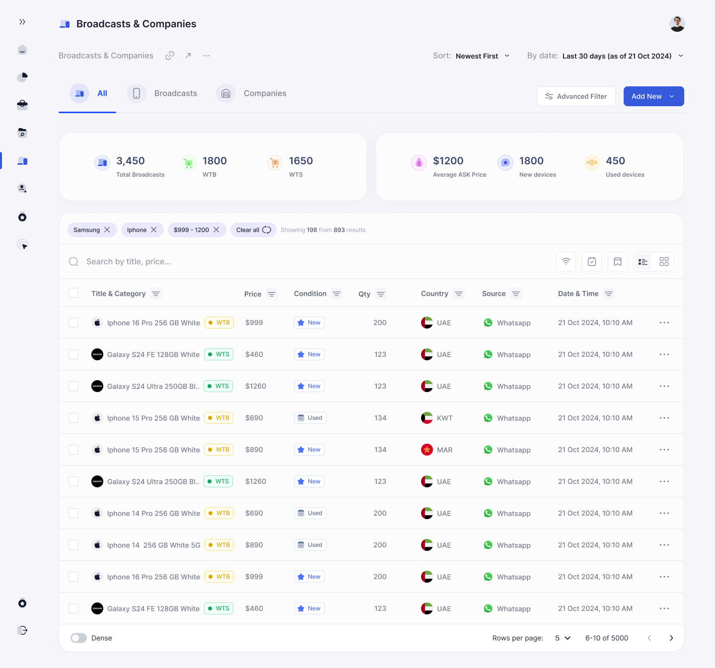 Effortless Filtering for Broadcasts & Companies Dashboard 🔍