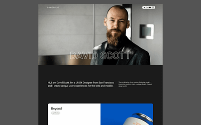 Davidfolio - Portfolio Webflow Website Template agency agency design agency landing page agency studio agency website design design personal portfolio personal website portfolio webflow