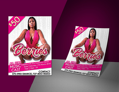 Event Flyer Design advertisement brand caribbean design event event promotion flyer graphic design music party promotion social media