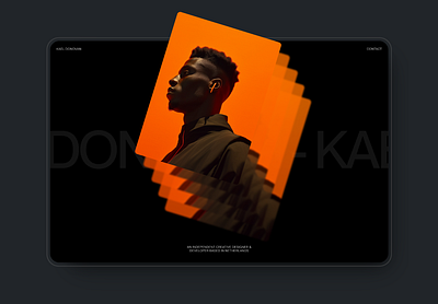 Kael Donovan - Portfolio animation branding design figma gsap javascript nextjs portfolio ui